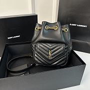 Okify YSL Joe Backpack In Black 19x13x13cm - 1