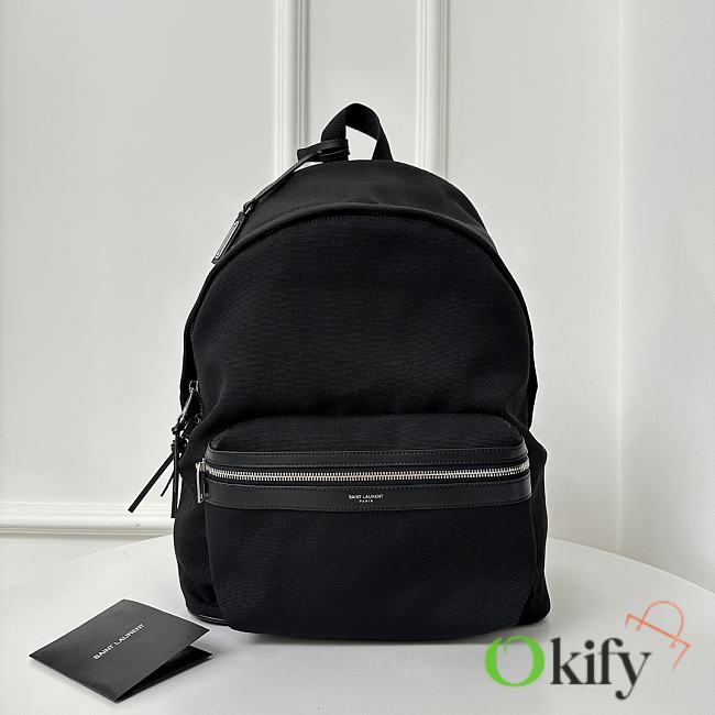 Okify YSL City Black Backpack 30x38x17cm - 1