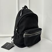 Okify YSL City Black Backpack 30x38x17cm - 6