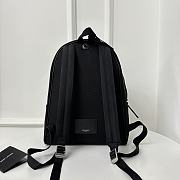 Okify YSL City Black Backpack 30x38x17cm - 4