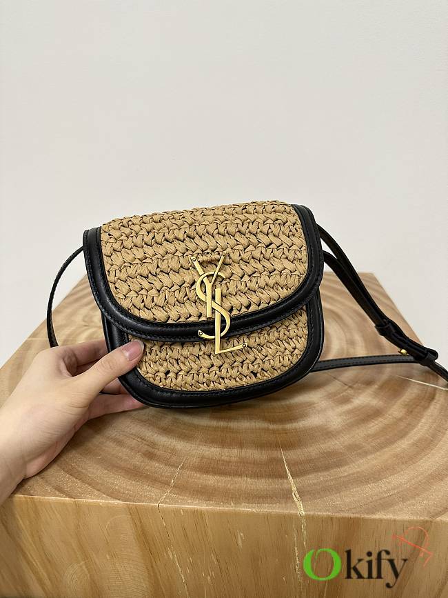 Okify YSL Kaia Raffia Bag 18x15.5x5.5cm - 1