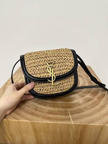 Okify YSL Kaia Raffia Bag 18x15.5x5.5cm