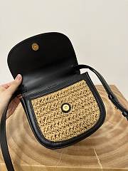 Okify YSL Kaia Raffia Bag 18x15.5x5.5cm - 3