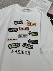 Okify MiuMiu Stickers T-shirt SML  - 3