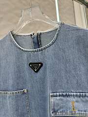 Okify Prada Denim Tank Top Dress S-XL  - 5