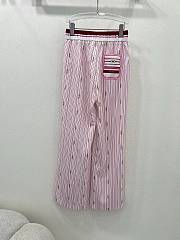 Okify Gucci Pink Striped Pants SML  - 5