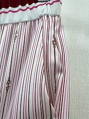 Okify Gucci Pink Striped Pants SML  - 3