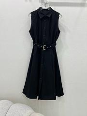 Okify Dior Black Belt Dress SML - 1