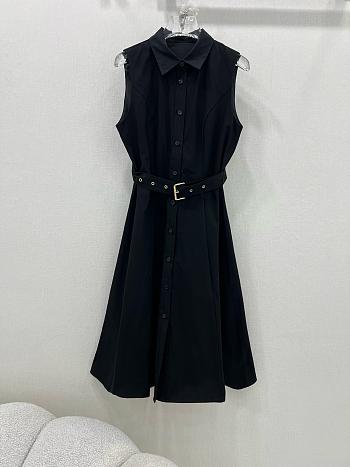 Okify Dior Black Belt Dress SML