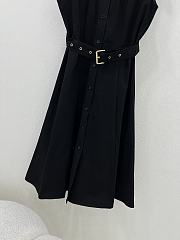 Okify Dior Black Belt Dress SML - 5