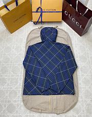 Okify Burberry Plaid Blue Jacket S-XL  - 4