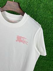 Okify Burberry Pink Logo T-shirt SML  - 4