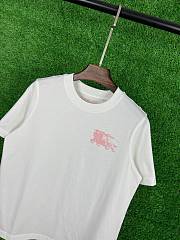 Okify Burberry Pink Logo T-shirt SML  - 2