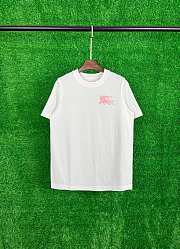Okify Burberry Pink Logo T-shirt SML  - 1