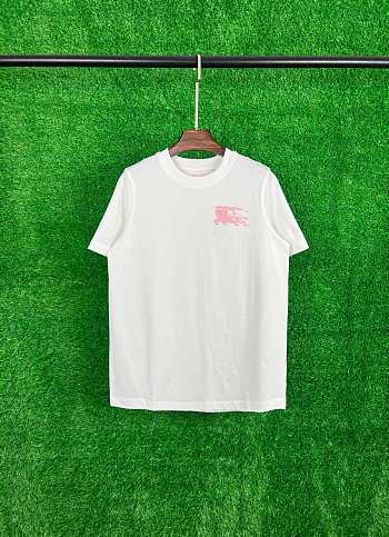 Okify Burberry Pink Logo T-shirt SML 