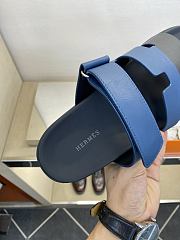 Okify Hermes Blue Sandals EU38-44 - 5