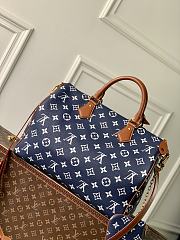 Okify Louis Vuitton Speedy 40 Bag In Dark Blue M24418 26x23x40cm - 4