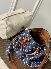 Okify Louis Vuitton Speedy 40 Bag In Dark Blue M24418 26x23x40cm - 2