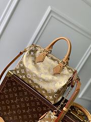 Okify Louis Vuitton Speedy 25 Bag In Gold M24443 25x15x15cm  - 4