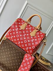 Okify Louis Vuitton Speedy 30 Bag In Red M14067 22.5x18x32cm  - 3