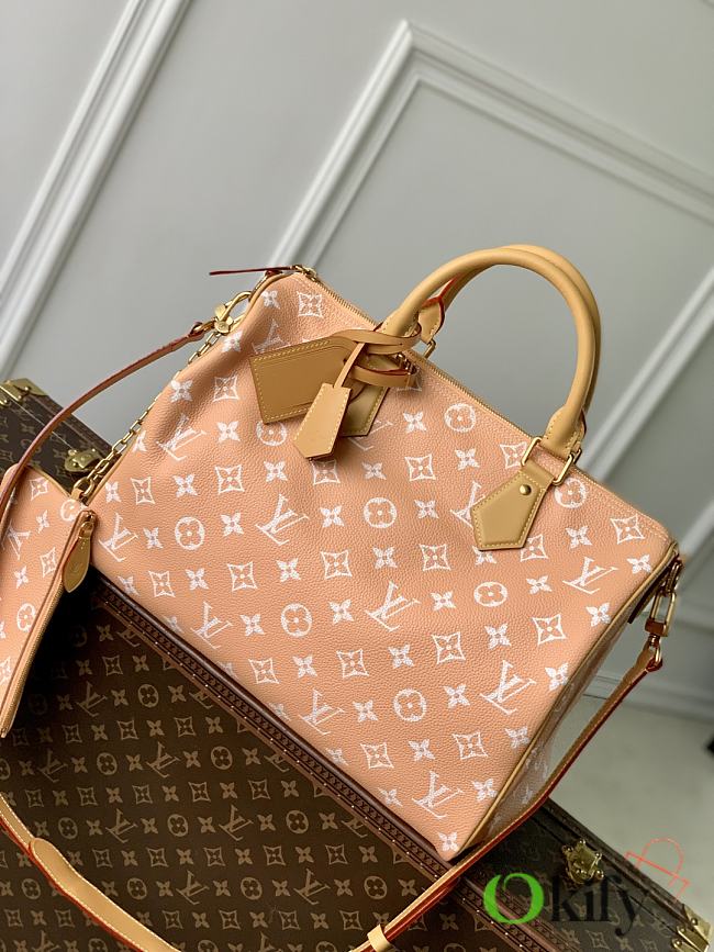 Okify Louis Vuitton Speedy 40 Bag In Peach M13919 26x23x40cm - 1