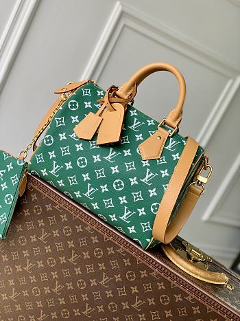 Okify Louis Vuitton Speedy 30 Bag In Green M14077 22.5x18x32cm 
