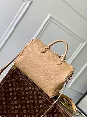 Okify Louis Vuitton Speedy Soft 30 Bag In Arizona Nude 21x17x30cm M11323  - 5