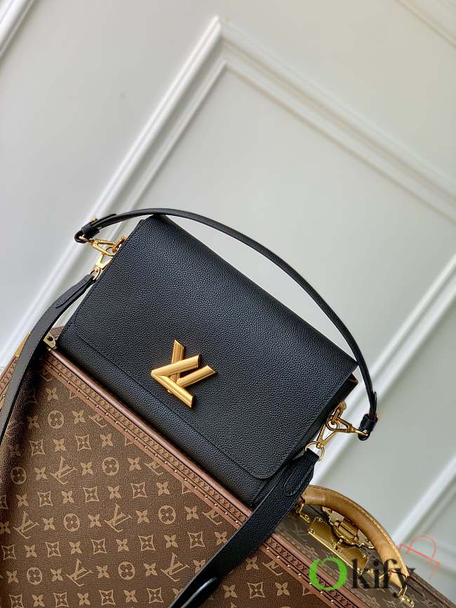 Okify Louis Vuitton Soft Twist Bag In Black M24639 27x19x9cm  - 1