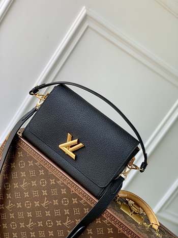 Okify Louis Vuitton Soft Twist Bag In Black M24639 27x19x9cm 