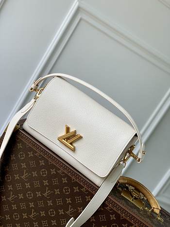 Okify Louis Vuitton Soft Twist Bag In White M25359 27x19x9cm 