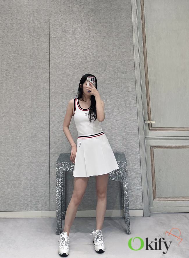Okify Dior Set Of Tennis Tank Top And Skirt SML - 1