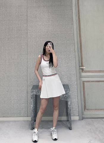 Okify Dior Set Of Tennis Tank Top And Skirt SML