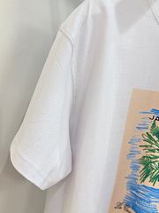 Okify Jacquemus White Coconut Tree T-shirt S-XL  - 5