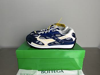 Okify Bottega Veneta Dark Blue And Yellow Orbit Sneakers EU35-46