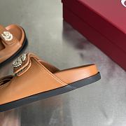 Okify Gucci Double G Brown Sandals EU35-40  - 6
