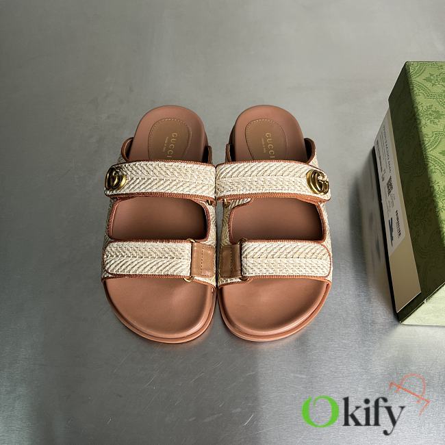 Okify Gucci Raffia Sandals EU35-40  - 1