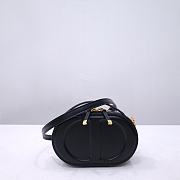 Okify Dior Signature Oval Camera Bag In Black 18x6x11cm - 1