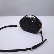 Okify Dior Signature Oval Camera Bag In Black 18x6x11cm - 4