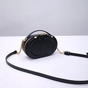 Okify Dior Signature Oval Camera Bag In Black 18x6x11cm - 2