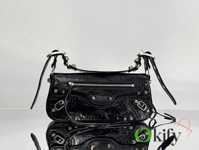 Okify Balenciaga Large Le Cagole Sling Bag In Black 29x4.5x14cm - 1