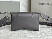 Okify Balenciaga Hourglass Bag In Gray 20x5x13cm - 4