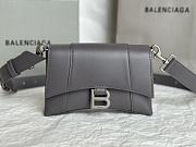 Okify Balenciaga Hourglass Bag In Gray 20x5x13cm - 1