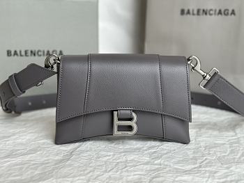 Okify Balenciaga Hourglass Bag In Gray 20x5x13cm