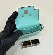 Okify Fendi x Tiffany Mini Baguette Bag In Blue 11x2.5x7cm - 4