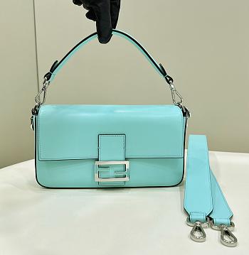 Okify Fendi x Tiffany Baguette Bag In Blue 27x6x13cm