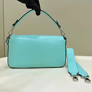 Okify Fendi x Tiffany Baguette Bag In Blue 27x6x13cm - 4