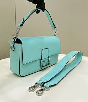 Okify Fendi x Tiffany Baguette Bag In Blue 27x6x13cm - 3