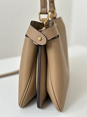 Okify Fendi Peekaboo Soft Medium Bag In Beige 29x12x19cm  - 4