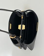 Okify Fendi Peekaboo Soft Medium Bag In Black 29x12x19cm  - 3