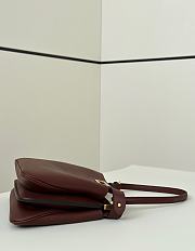 Okify Fendi Peekaboo Soft Medium Bag In Brown 29x12x19cm  - 5